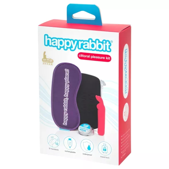 Happyrabbit - stimulateur clitoridien rechargeable - coffret 4 pièces
