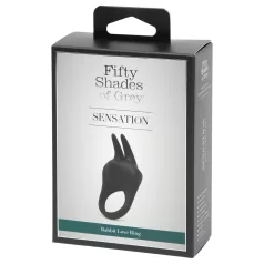   Cinquante nuances de Grey Sensation - anneau pénien vibrant pour stimulation du clitoris (noir)
