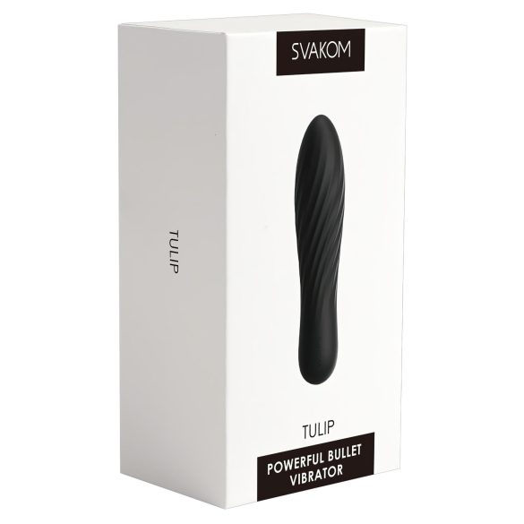 Svakom Tulip - mini vibromasseur rechargeable (noir)