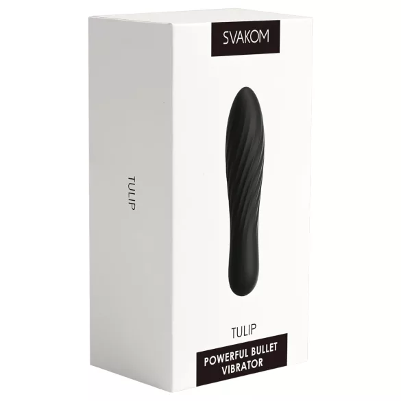 Svakom Tulip - mini vibromasseur rechargeable (noir)