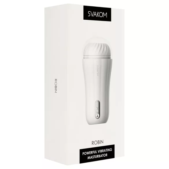 Svakom Robin - masturbateur rechargeable (blanc)