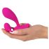 SMILE RC - Vibromasseur rechargeable point G avec télécommande (rose)