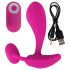 SMILE RC - Vibromasseur rechargeable point G avec télécommande (rose)