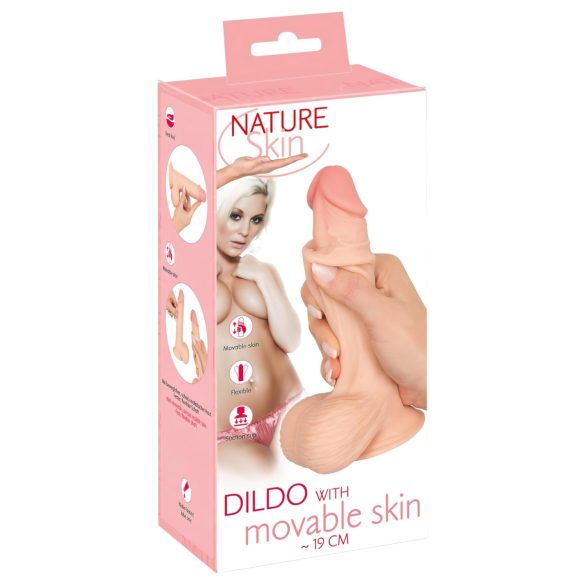 Nature Skin - Dildo effet peau - 19cm (naturel)