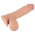 Dildo imitation peau - 20cm (naturel)