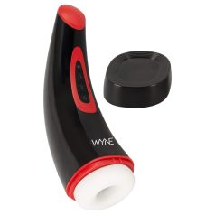   WYNE 03 - Masturbateur vibrant et aspirant rechargeable (noir)