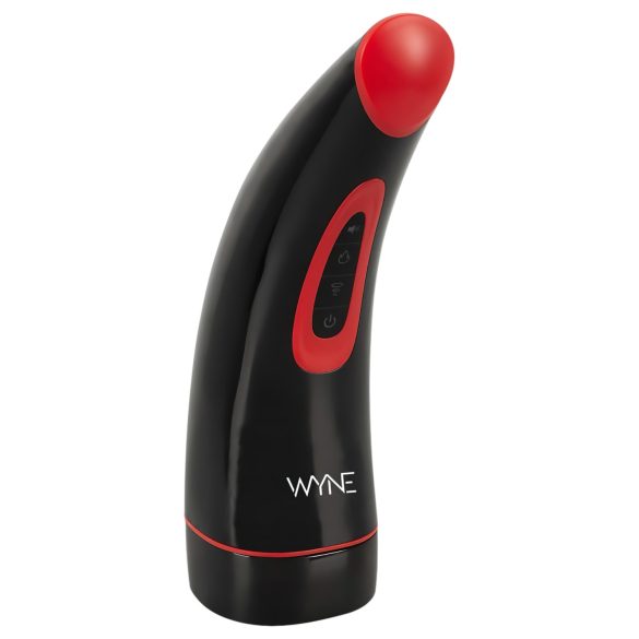 WYNE 03 - Masturbateur vibrant et aspirant rechargeable (noir)