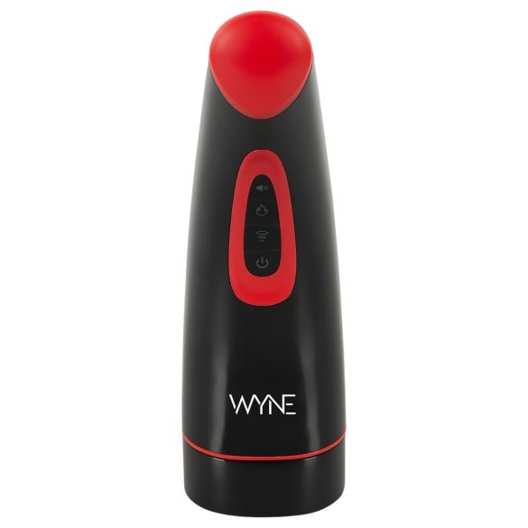 WYNE 03 - Masturbateur vibrant et aspirant rechargeable (noir)