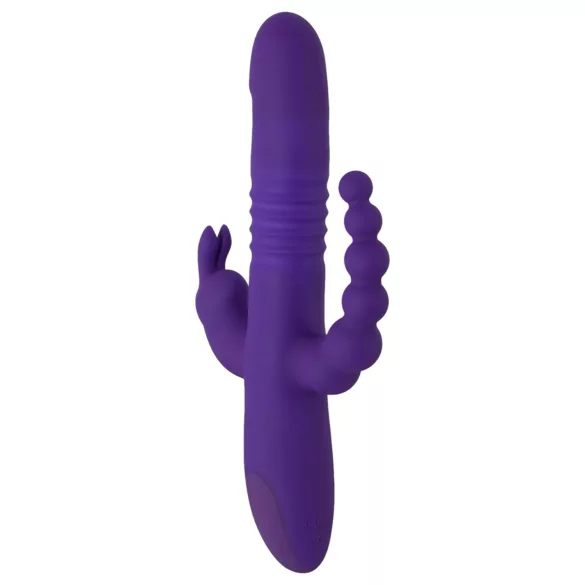 SMILE Triple - vibromasseur rechargeable à triple bras, rotatif et à pulsations (violet)