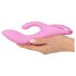 SMILE Nodding - Vibromasseur avec bras clitoridien, rechargeable, rose