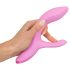 SMILE Nodding - Vibromasseur avec bras clitoridien, rechargeable, rose