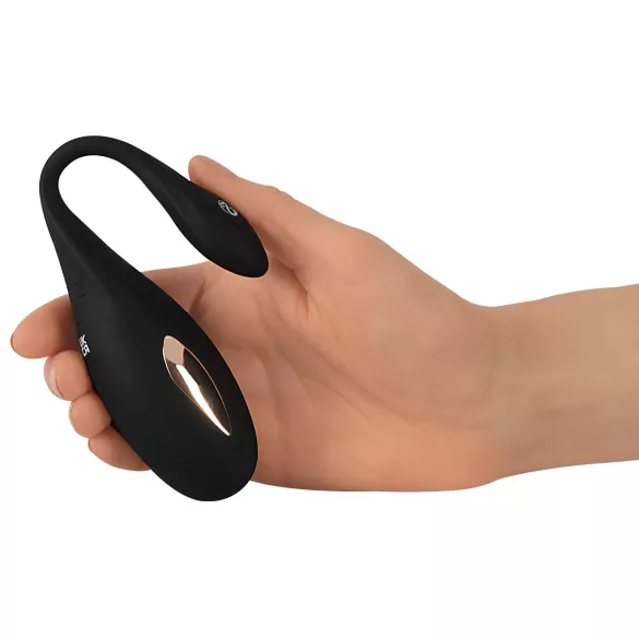 XOUXOU - œuf vibrant télécommandé - stimulation électrique - noir
