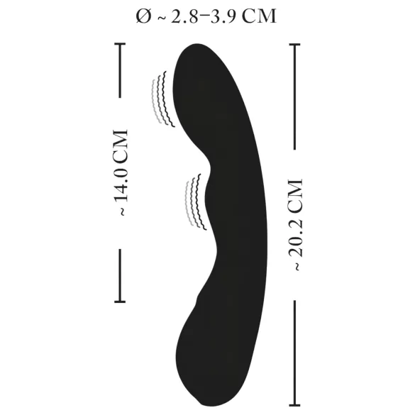 XOUXOU - vibromasseur point G rechargeable étanche - silicone noir
