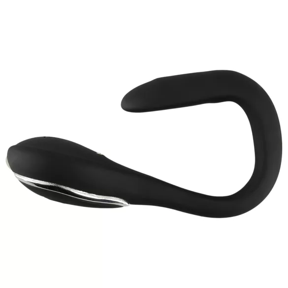 Plug pénien dilatateur - dilatateur vibrant rechargeable (1 cm, noir)