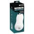 STROKER - masturbateur vibrant-suceur rechargeable (blanc)
