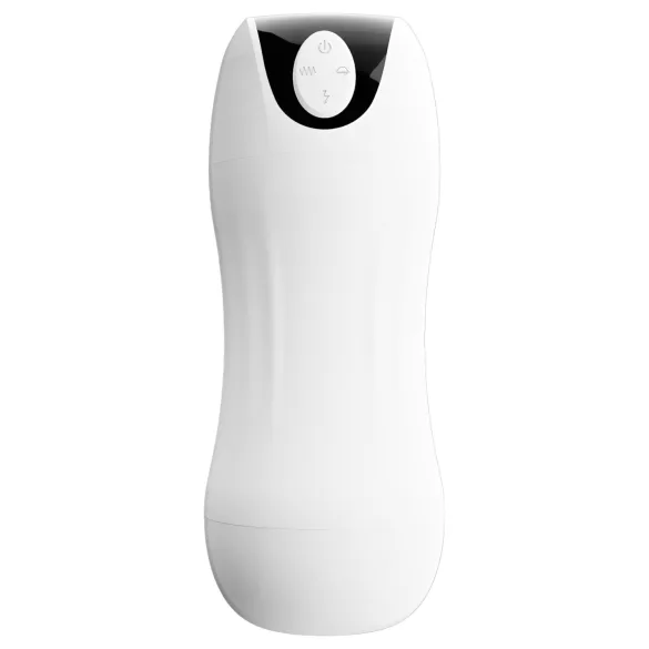 STROKER - masturbateur homme rechargeable avec succion et vibration - blanc