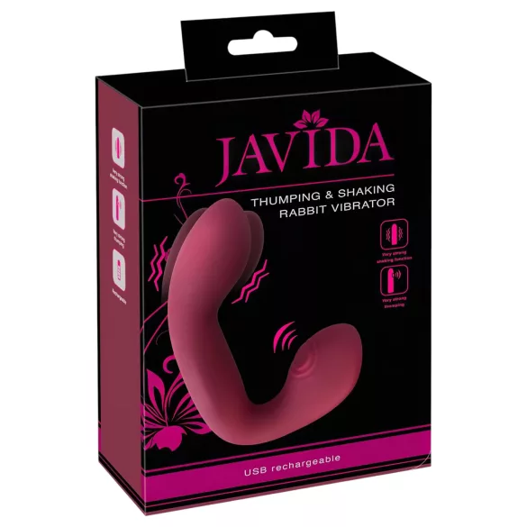 Javida Thumping - Vibromasseur G-spot et clito pulsant (rouge)