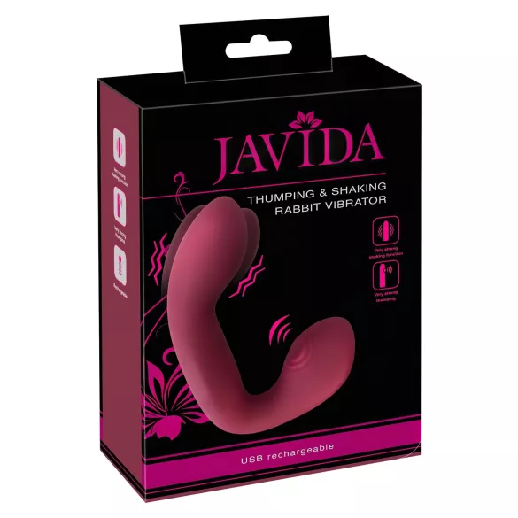 Javida Thumping - Vibromasseur G-spot et clito pulsant (rouge)