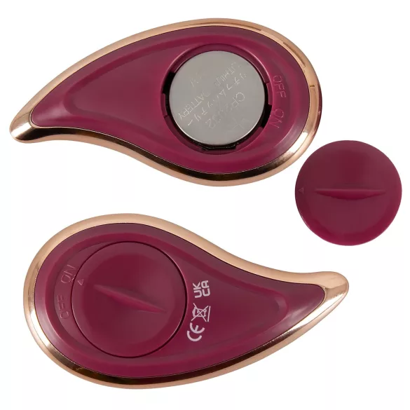 Javida RC - vibromasseur clitoridien télécommandé 3 modes - rouge