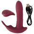 Javida RC - Vibromasseur clitoridien radio 3 fonctions (rouge)
