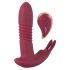 Javida RC - Vibromasseur clitoridien radio 3 fonctions (rouge)