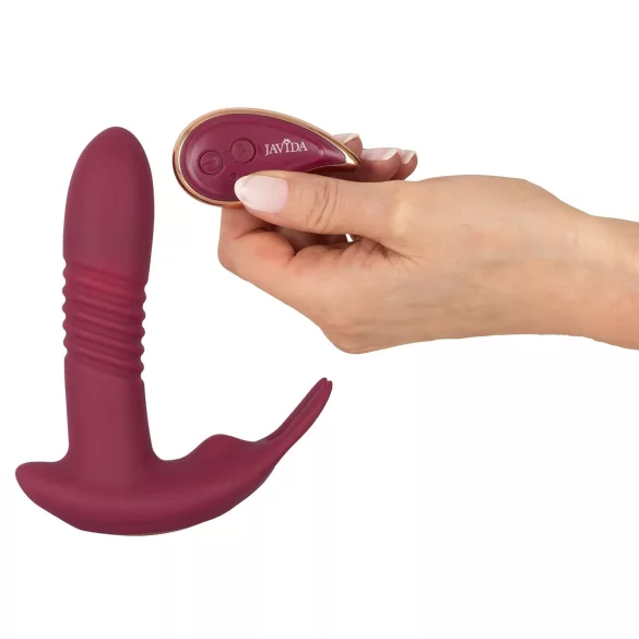 Javida RC - vibromasseur clitoridien télécommandé 3 modes - rouge
