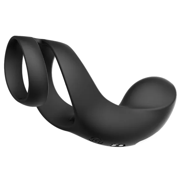 Svakom Benedict - anneau pénis vibrant stimulateur périnée - silicone noir
