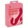 You2Toys - gode ceinture vibrant sans harnais - télécommande - silicone rouge