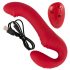 You2Toys Strapless - vibrant sans fil à attacher (rouge)
