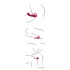 You2Toys - gode ceinture vibrant sans harnais - télécommande - silicone rouge