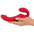 You2Toys Strapless - vibrant sans fil à attacher (rouge)