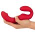 You2Toys Strapless - vibrant sans fil à attacher (rouge)