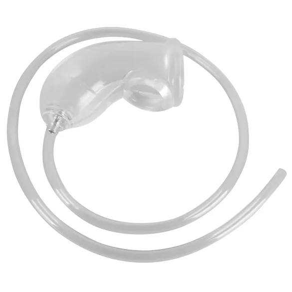 You2Toys Piss Play Sleeve - gaine pénienne avec tube d’évacuation (transparent)