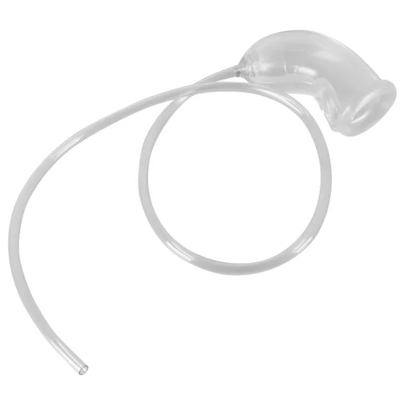 You2Toys Piss Play Sleeve - gaine pénienne avec tube d’évacuation (transparent)