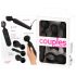 Couples Choice - vibromasseur chauffant rechargeable (noir)