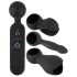 Couples Choice - vibromasseur chauffant rechargeable (noir)