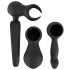 Couples Choice - vibromasseur chauffant rechargeable (noir)