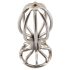 ANOS Metal (2,8cm) - plug anal cage acier argenté