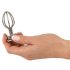 ANOS Metal (2,8cm) - plug anal cage acier argenté