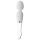 Vibromasseur LED en silicone-verre transparent