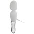 Vibromasseur LED en silicone-verre transparent