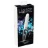 Liaison rectiligne - vibromasseur LED rechargeable (transparent-blanc)