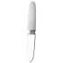 Liaison rectiligne - vibromasseur LED rechargeable (transparent-blanc)