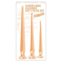 You2Toys - Set plug-dildo extra long (3 pièces) - naturel