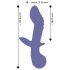 AWAQ.U 2 - Vibromasseur point G rechargeable double moteur (violet)