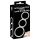 You2Toys - Anneau Triple en Silicone pour Pénis et Testicules (Argent)