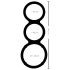 You2Toys - Anneau Triple en Silicone pour Pénis et Testicules (Argent)
