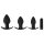Coffret anal Black Velvet - 3 pièces (noir)