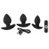 Coffret anal Black Velvet - 3 pièces (noir)