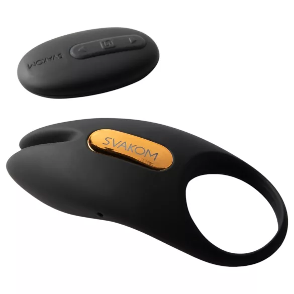 Svakom Winni 2 - Anneau vibrant pénien avec commande par application et télécommande pour hommes (noir)